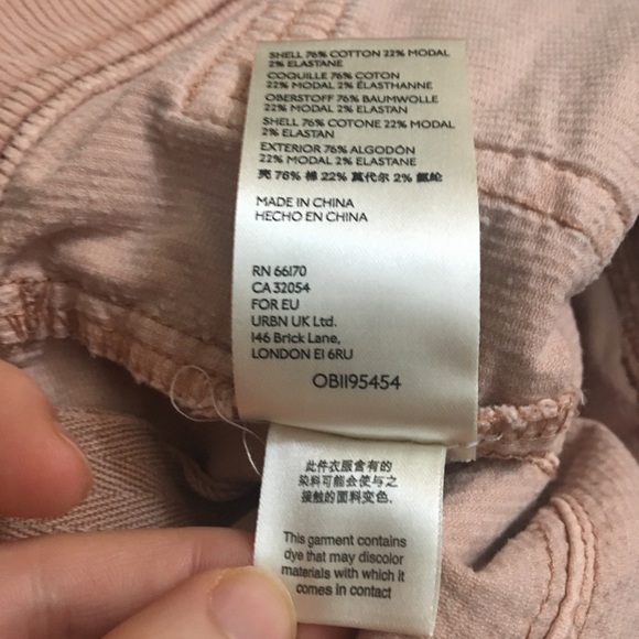 Anthropologie Pilcro Trouser Bootcut Corduroy Pants High Rise Pink - Picture 13 of 16